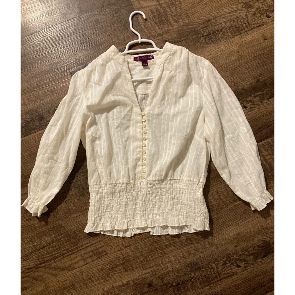 100% Cotton White Blouse